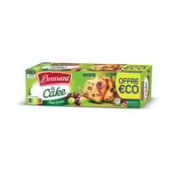 Brossard le cake aux fruits déjà tranché offre éco 500g