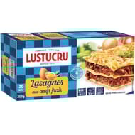 Lustucru lasagnes aux oeufs frais 250g