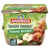 Andros dessert de pommes natures 8x100g