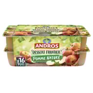 Andros dessert de pomme nature 16x100g