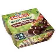 Andros spécialité de pommes et de châtaignes 4x100g