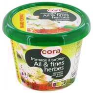 Cora fromage ail et fines herbes 250g maxi format