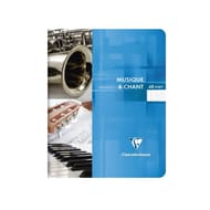 Clairefontaine cahier de musique et chant 17x22 cm 48 pages 90g