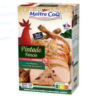 Maître Coq pintade farcie aux morilles et au vieil armagnac cuisson express