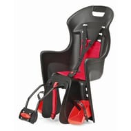 Porte bébé avec fixation cadre noir rouge