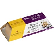 Maistres occitans alliance bloc de foie gras canard et figues mi-cuit 110g