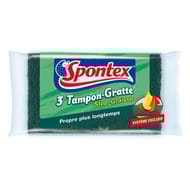 Spontex 3 tampon -ratte stop-graisse