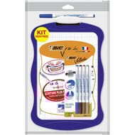 Bic kit ardoise bic kids velleda   + 4 velleda fins assortis + 1 effacette
