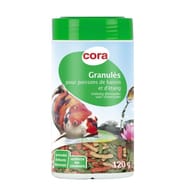 Cora granules flottants pour poissons de bassin et d'étang 120g