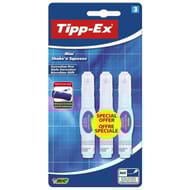 Bic Tipp ex stylo correcteur mini shake n'squeeze x 3 offre spécial