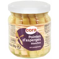 Cora pointes d'asperges blanches 110g