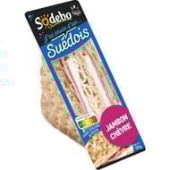 Sodebo club suédois jambon chèvre 135g
