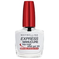 Gemey maybelline top coat effet gel 3d express manucure