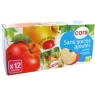 Cora gourdes purée de pommes sans sucres ajoutés 12 x 90g