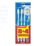 Colgate brosse à dents extra clean médium 8+4 offertes