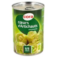 Cora coeurs d'artichauts boite 1/2 240g