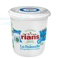 Rians fromage frais 0% nature en faisselle 1kg