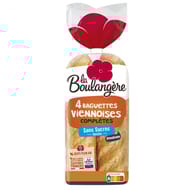 La Boulangère baguettes viennoises complètes 340g