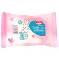 Cora lingettes intimes recharge x 20