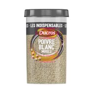 Ducros poivre blanc moulu classique n°8 90g