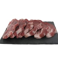 Porc : côte échine avec os x6