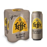 Leffe blonde boites 4x50cl 6.6%vol