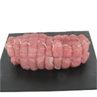 Rôti de veau dans le quasi sans barde