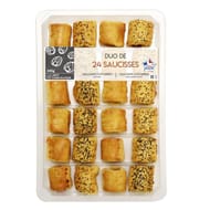 Duo saucisses costumees 24 pieces 340g