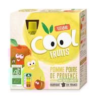 Vitabio cool fruits pomme poire 4x90g