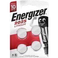 Energizer 4 piles miniatures enr lithium 3v cr2025