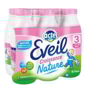 Lactel éveil lait de croissance nature de 12 à 36 mois 6x1l