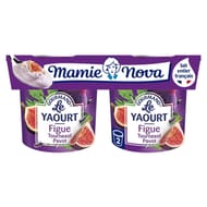 Mamie Nova yaourt gourmand figue tournesol pavot 2x150g