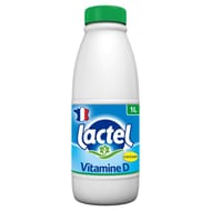 Lactel écrémé bouteille 1l