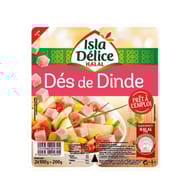 Isla Délice dés dinde nature halal 2x100g