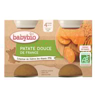 Babybio patate douce dès 4 mois 2 x 130g