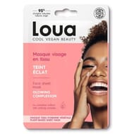 Loua masque visage en tissu teint éclat glowing complexion