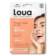 Loua masque visage en tissu hydra repulpant