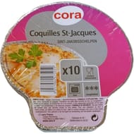 Cora coquille saint jacques x10 aluminium
