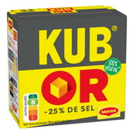 Maggi kub or bouillon sel réduit 121g