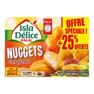 Isla Délice nuggets halal + 25% offert 500g