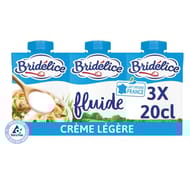 Bridélice crème légère fluide 12% mg 3x20cl