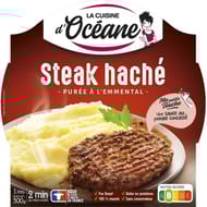 La cuisine d'océane steak haché charolais purée à l'emmental 300g
