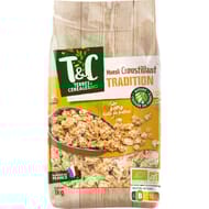 Terres et céréales muesli croustillant tradition bio  1kg