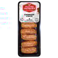 Chorizos a griller à l'andalouse 480g Maitre Jacques