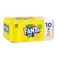 Fanta citron frappé 10+2 boites offertes 12x33cl