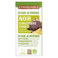 Ethiquable chocolat noir gingembre bio 100g