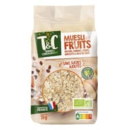 Terres et céréales muesli aux fruits bio 1kg