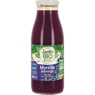 Jardin bio pur jus de myrtille bio 50cl