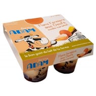 Ferme Adam flans aux oeufs nappé caramel 4x125g