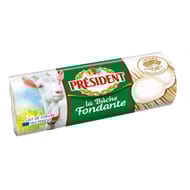 Président bûche fondante chèvre 24%mg 180g